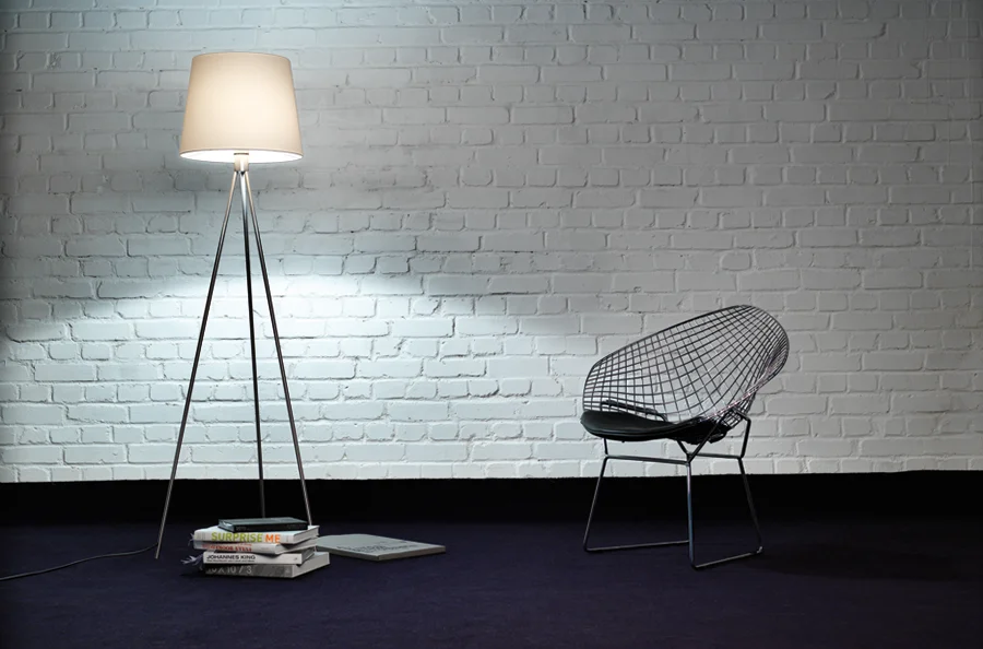 Lampe im Wohnzimmer